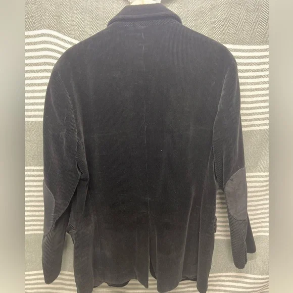 Polo Ralph Lauren Black Corduroy Jacket Size M - Picture 3 of 3
